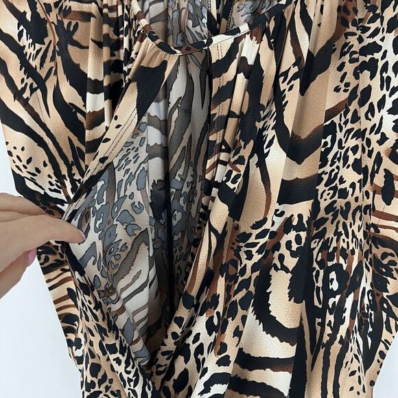 Ali Miles Animal Print Dress Sleeveless Sz Medium​​​​ - Picture 7 of 8